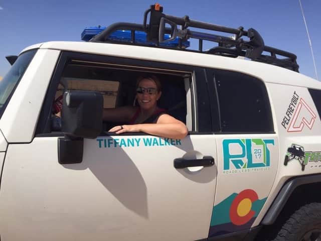 tiffany walker drives for rebelle rally