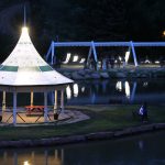 Inside the Musical Swings at Green Box Arts Festival